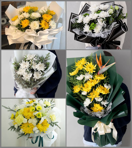贵州铜仁市沿河县官舟镇水爬岩村白事花束代送